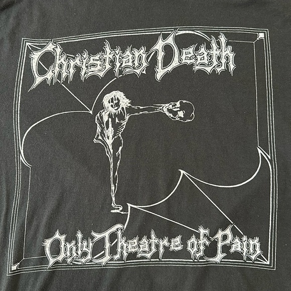 Vintage Punk Christian Death Reunion Tour t-shirt from 1989. Backprint. - Picture 2 of 7
